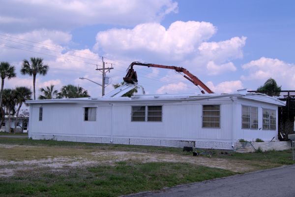 Mobile Home Demolition in Parker