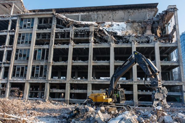 Commercial Building Demolition in Parker