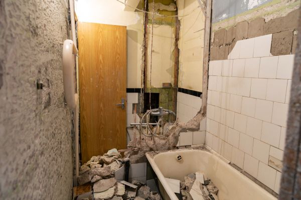 Shower Tile Demolition in Parker
