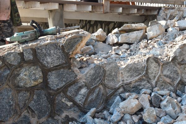Retaining Wall Demolition in Parker